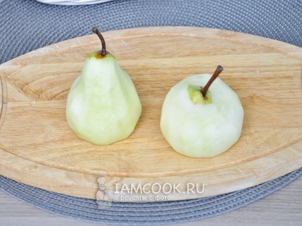 Почистить груши