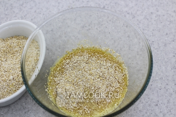 Овсяные хлопья измельчить