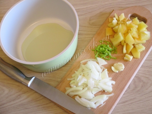 Овощи резанные