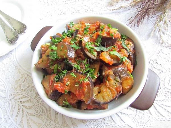 Баклажаны в томате фото