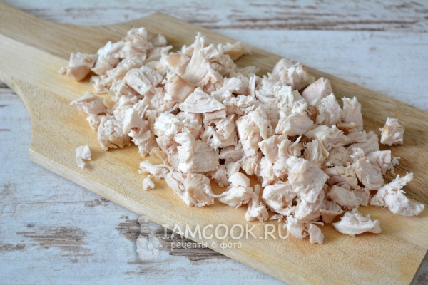 Порезать куриное филе