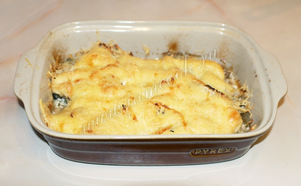 Свинина запеченная с сыром и майонезом