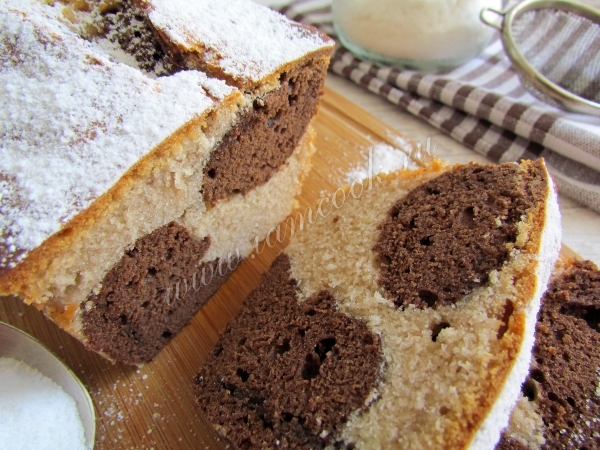 Вкусный леопардовый кекс