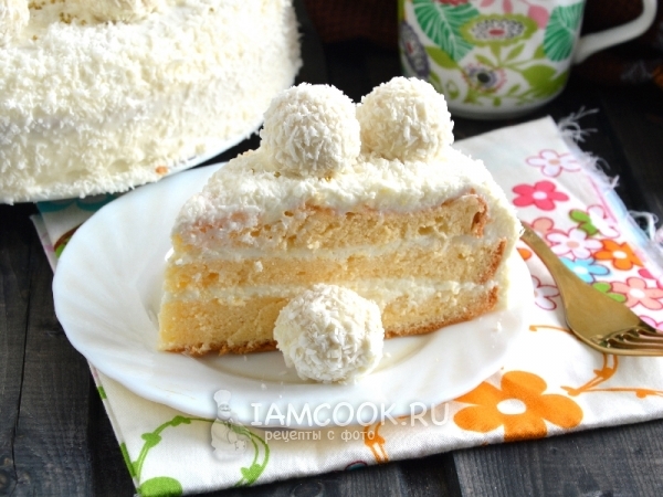 Фото торта «Рафаэлло»