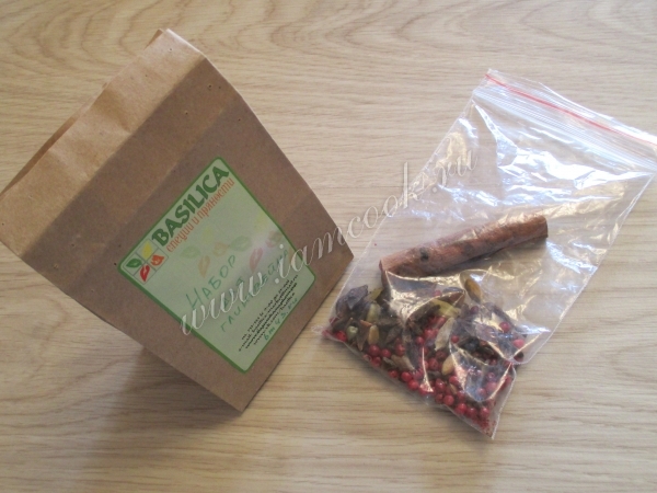 Приправы для тыквенного варенья