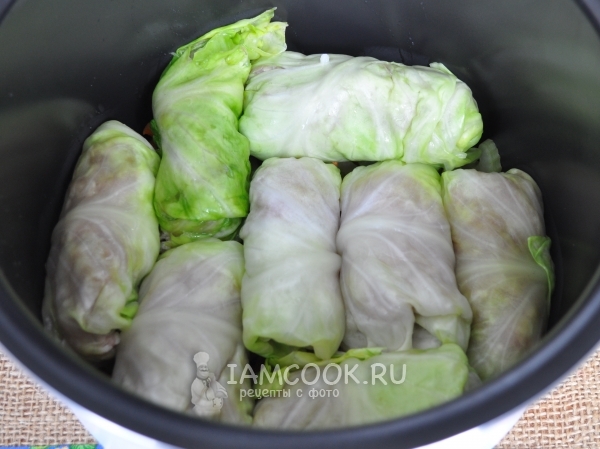 Положить голубцы