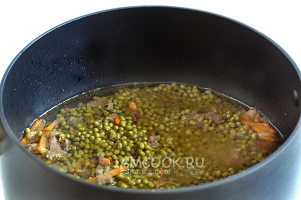 Добавить маш и воду