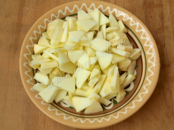 Яблоки очищенные