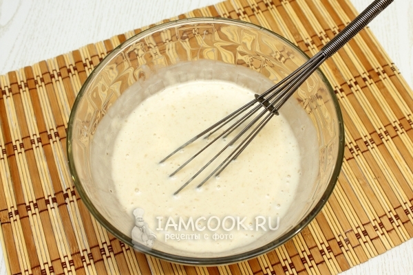 Выложить банановое пюре