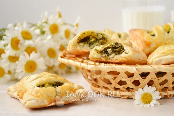 Фото пирожков с черемшой и яйцом