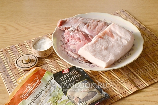 Ингредиенты для тушенки из говядины в домашних условиях