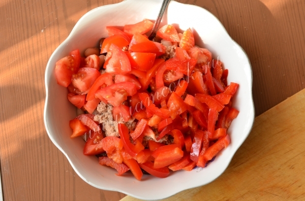 Помидоры и сладкий перец