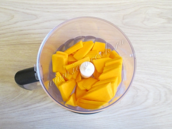 Тыква в блендере