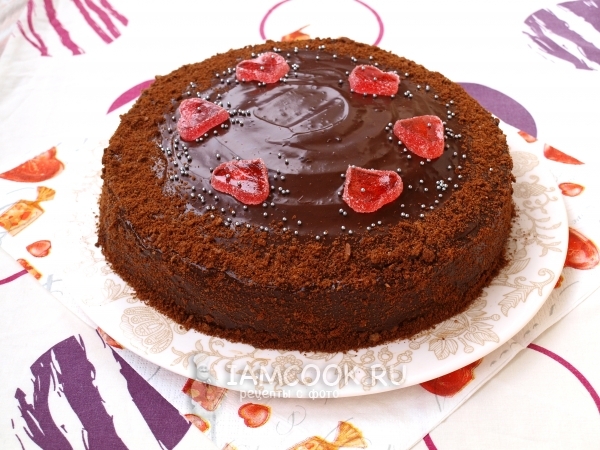 Украшенный торт «Спартак»