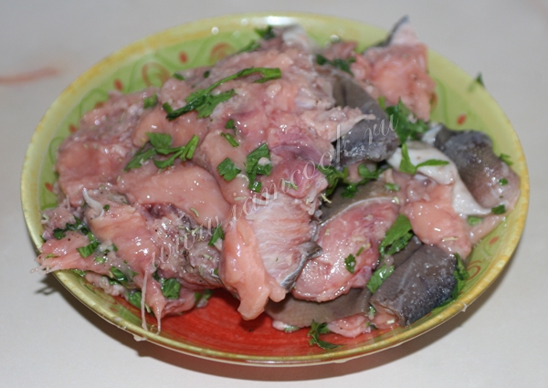 Маринование горбуши