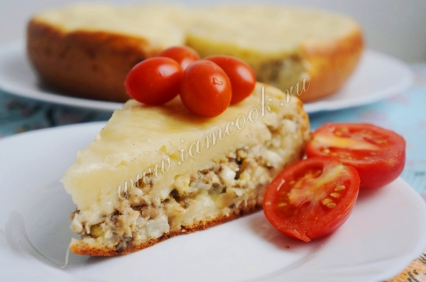 фото пирога с рыбными консервами