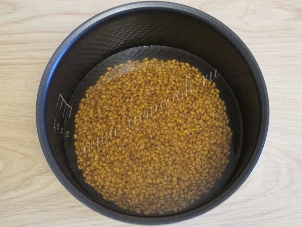 Пшеница в чаше мультиварки