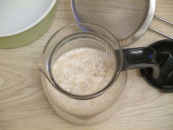 Процедить геркулес