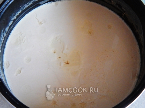 Готовая ряженка в мультиварке