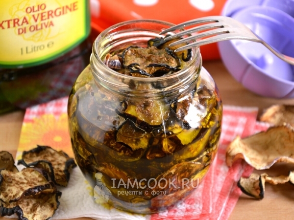 Рецепт вяленых баклажанов в оливковом масле