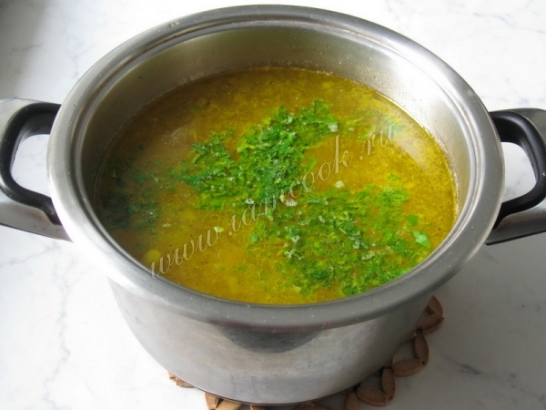 Добавить зелень