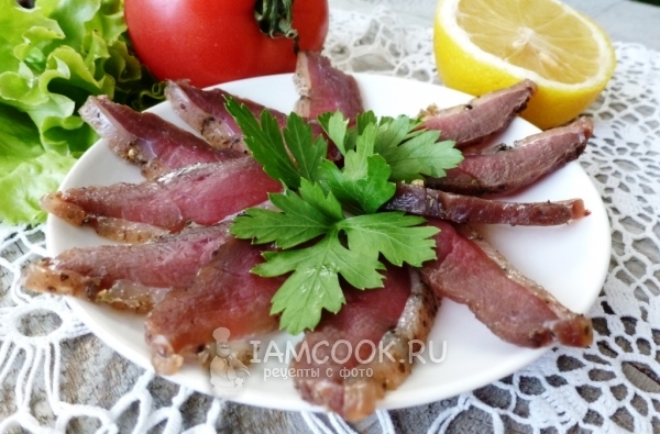 Фото вяленой утиной грудки