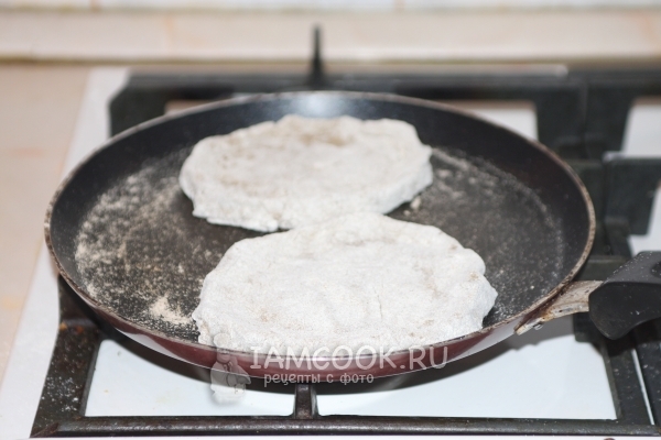 Подсушивание ржаных лепешек