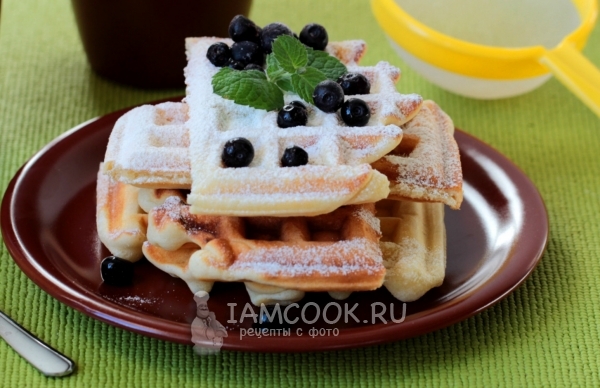 Готовые бельгийские вафли