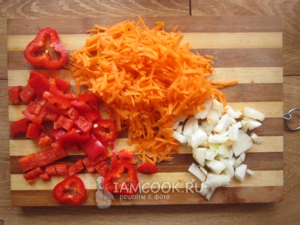 Порезать овощи