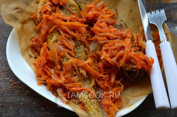 Навага запечённая в духовке