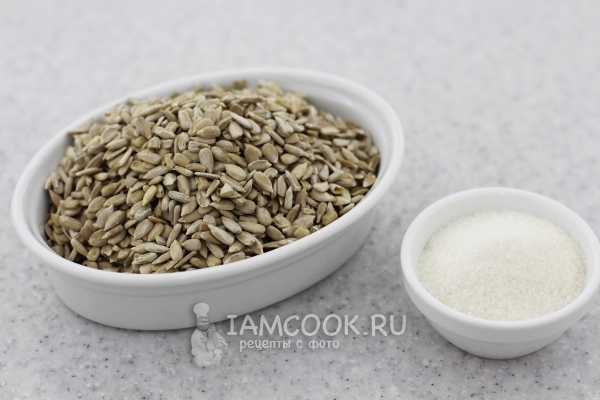 Ингредиенты для козинаков из семечек