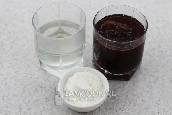 Ингредиенты для киселя