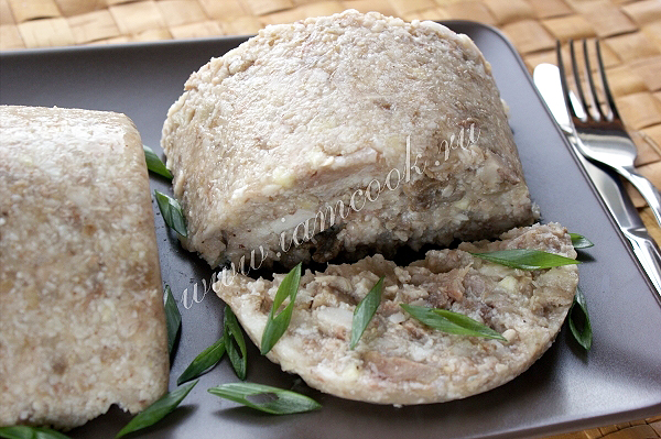 Рецепт зельца из свинины