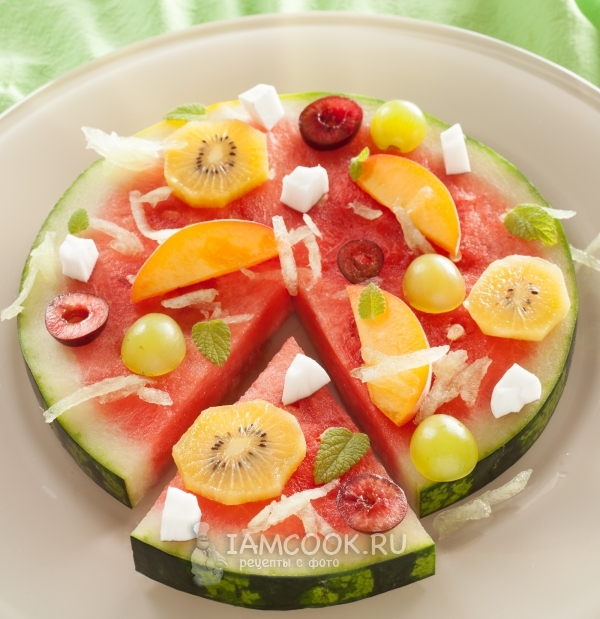 Фото фруктовой пиццы