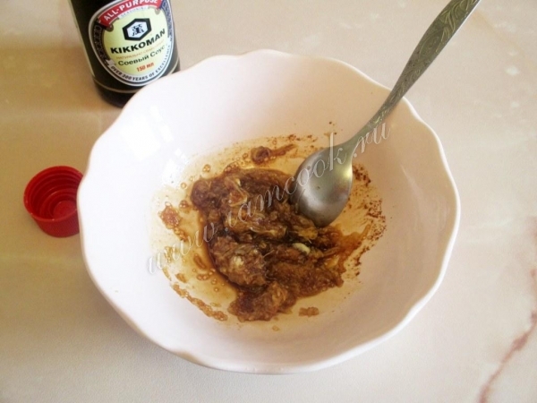 Однородная масса из специй для Кимчи