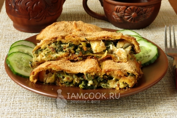 Фото пирога с зубаткой