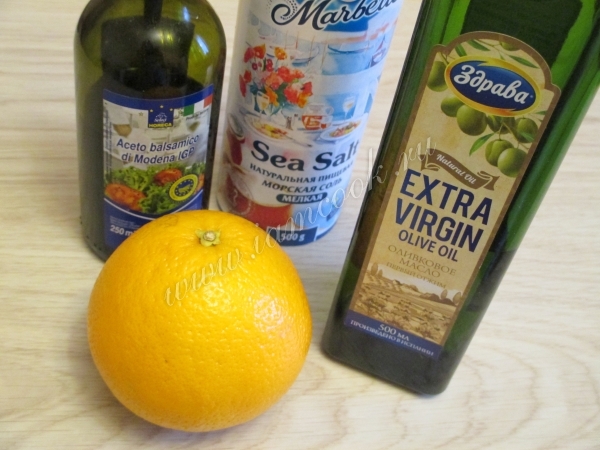 Ингредиенты для соуса к салату с креветками