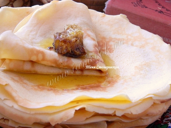 Бисквитные блины