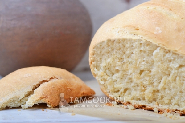 Рецепт пшеничного хлеба на закваске в духовке