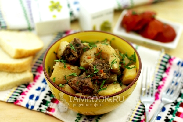 Фото свинины с картошкой в мультиварке