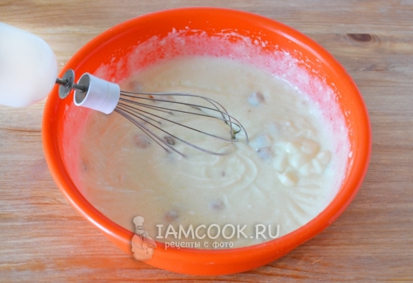 Взбить творожную массу
