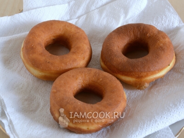 Классический пошаговый рецепт пончиков с фото