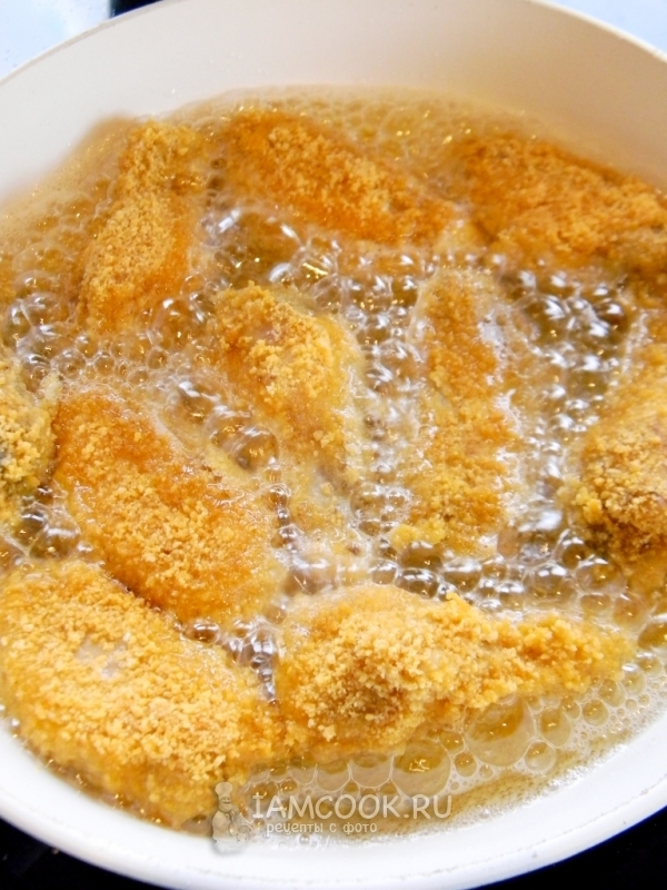 Пожарить крылья в кипящем масле