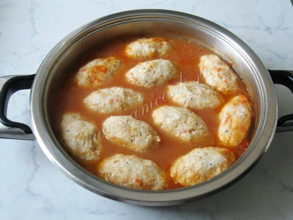 Тушение ленивых голубцов