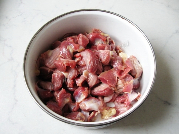 Куриные желудки