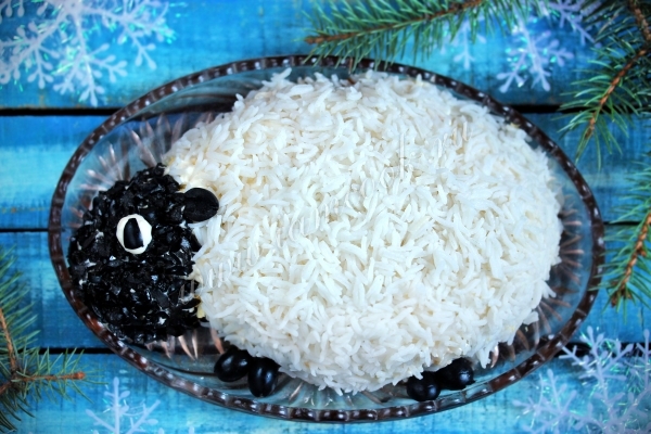 Рецепт новогоднего слоеного салата