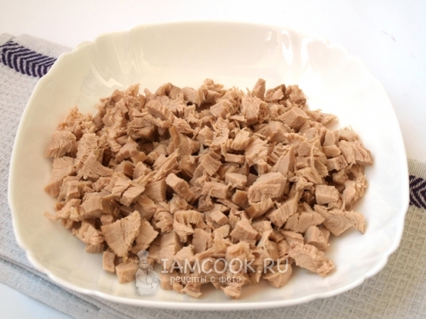 Порезанное куриное филе