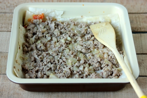 Мясная начинка для лазаньи
