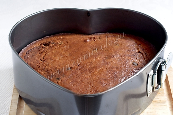 Запеченный кофейный пирог