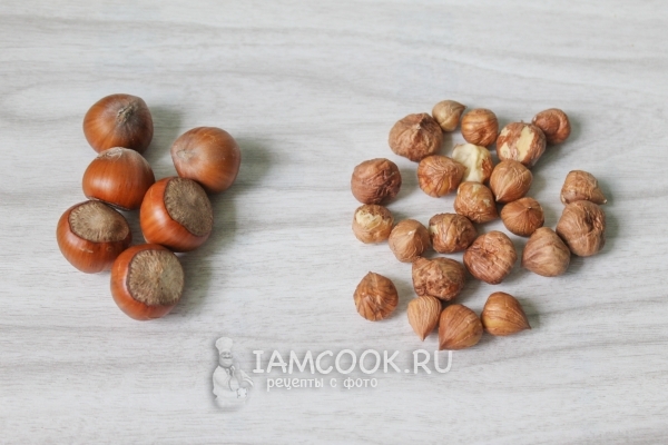 Почистить орехи фундук